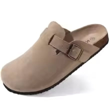 Men's Cow Suede Clogs