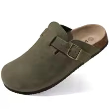 Men's Cow Suede Clogs